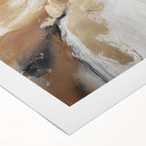 Abstract modern wall art collection featuring vibrant geometric shapes in bold colors, printed on rolled canvas, ideal for contemporary home decor.