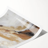 Abstract wall art print showcasing vibrant colors and modern geometric shapes, rolled for easy shipping and display in contemporary interiors. Perfect for enhancing home decor.