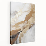 Stretched canvas wall art showcasing an abstract modern design with vivid colors and geometric patterns, perfect for contemporary home decor.