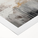 Abstract modern design wall art collection featuring vibrant colors and geometric shapes on rolled canvas, ideal for contemporary home decor and artistic displays.