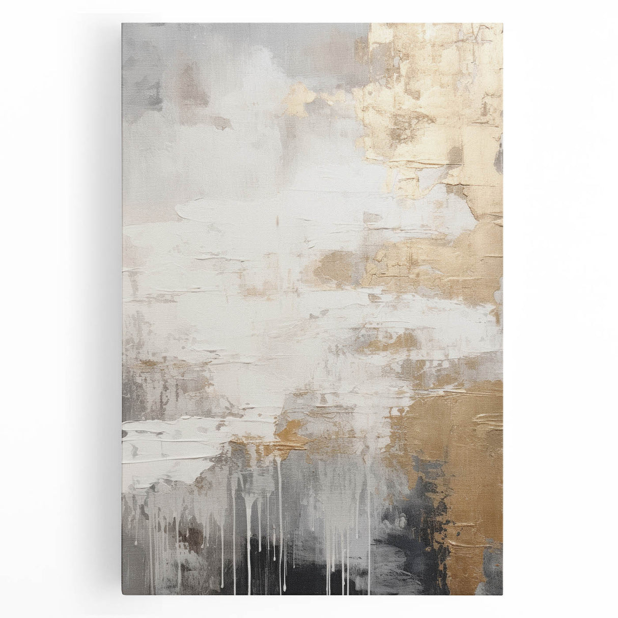 Abstract modern wall art design showcasing vibrant colors and geometric patterns, printed on stretched canvas, ideal for contemporary home decor.