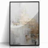 Framed acrylic wall art showcasing a vibrant abstract modern design with bold colors, perfect for enhancing contemporary home decor. The piece features a sleek black frame, adding elegance to any room.