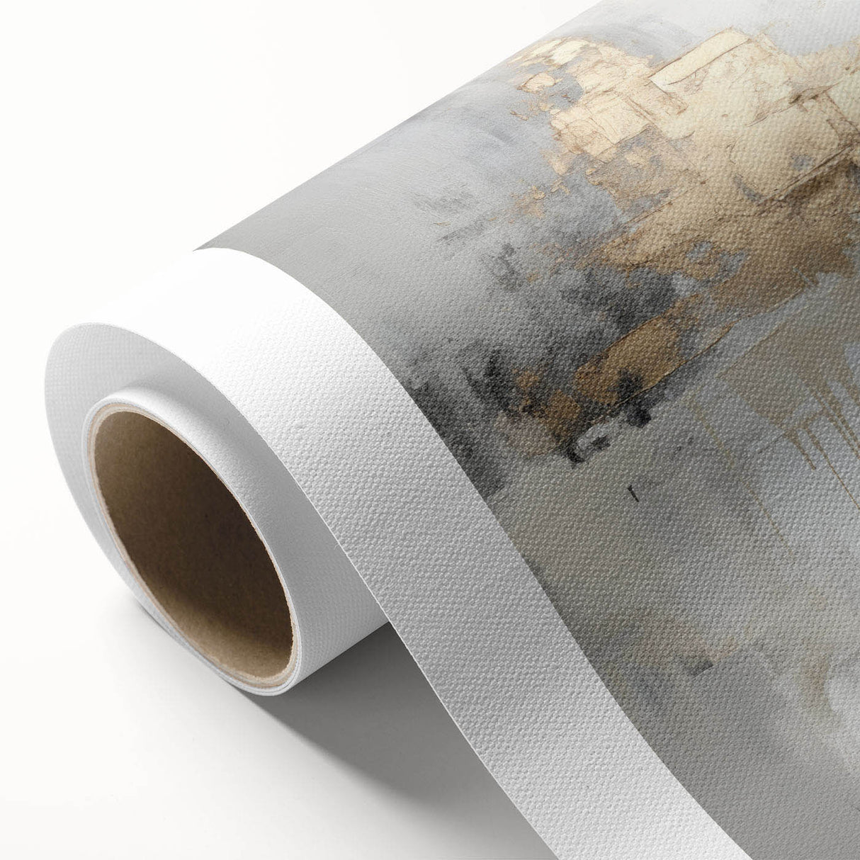 Abstract modern design wall art collection featuring vibrant colors and geometric patterns on rolled canvas, ideal for contemporary home decor. The artwork showcases a dynamic interplay of shapes and hues, enhancing any living space with a touch of sophistication.