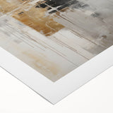 Abstract modern wall art design showcasing vibrant colors and geometric patterns on rolled canvas, ideal for contemporary home decor, delivered in protective tube.