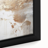 Close-up of a framed abstract modern wall art piece showcasing vibrant colors and geometric shapes, perfect for contemporary home decor or office spaces.