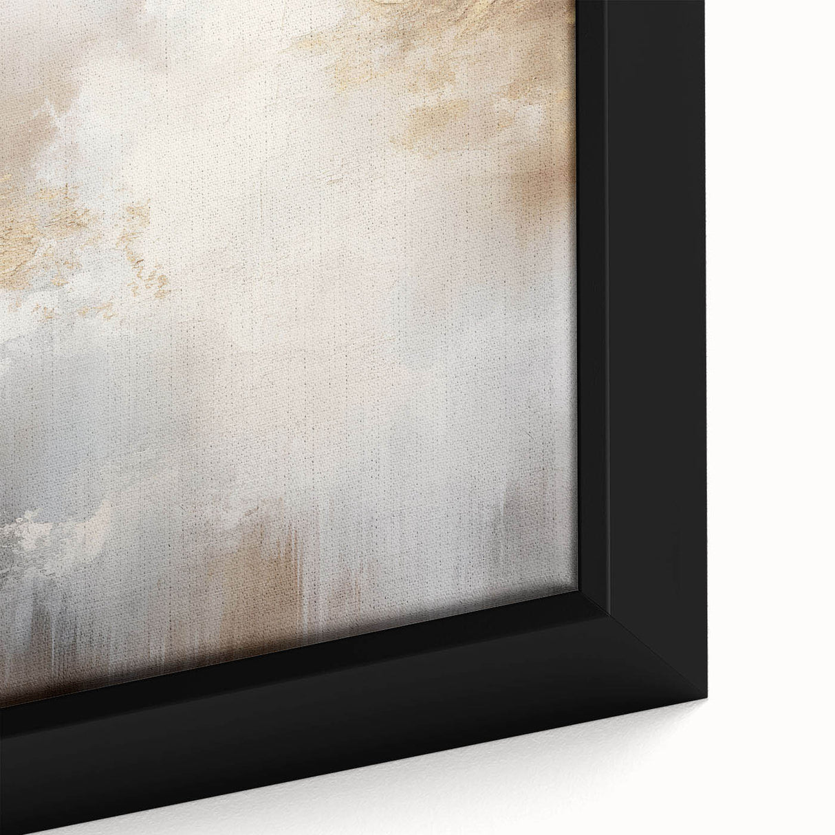 Close-up of a framed abstract modern wall art piece showcasing vibrant colors and intricate geometric patterns, perfect for contemporary home decor.