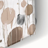 Close-up of a vibrant abstract modern wall art piece featuring bold colors and fluid shapes, designed for contemporary decor. Ideal for enhancing living spaces with artistic flair.