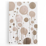 Abstract modern wall art collection featuring vibrant colors and geometric patterns on stretched canvas, designed to enhance contemporary home decor.