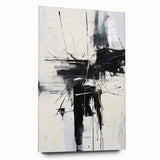 Abstract modern wall art collection displayed in acrylic glass, showcasing vibrant colors and geometric designs, perfect for contemporary decor.