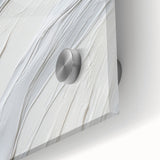 Close-up of an abstract modern wall art piece showcasing vibrant colors and dynamic shapes, designed with acrylic glass for a contemporary aesthetic. Perfect for enhancing interior spaces with a stylish touch.