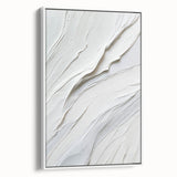 Framed abstract modern wall art featuring a vibrant geometric design in bold colors, displayed from a side view against a neutral background, perfect for contemporary decor.