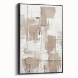 Abstract modern design wall art collection featuring a framed canvas with a sleek black side view, ideal for contemporary home decor and artistic expression.