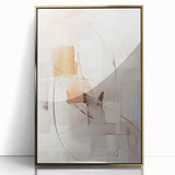 Framed abstract modern wall art showcasing a gold-acrylic design, highlighting fluid shapes and vibrant colors, ideal for contemporary home decor. Perfect for adding a touch of elegance to any room's aesthetic.