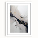 Abstract modern wall art collection framed with a white mat, showcasing vibrant geometric patterns and colors, perfect for contemporary home decor.