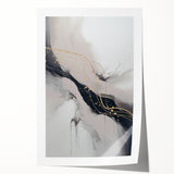 Abstract modern design wall art collection print showcasing vibrant colors and geometric shapes, rolled for easy transport and display. Perfect for contemporary home decor.