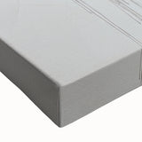 Close-up of a stretched canvas featuring an abstract modern design with vibrant colors and geometric shapes, ideal for contemporary home decor and art enthusiasts.