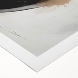 Abstract modern wall art design featuring vibrant colors and geometric shapes on a rolled canvas, ideal for contemporary home decor. Comes in a durable cardboard tube for safe shipping.