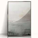Framed abstract modern wall art collection showcasing dynamic shapes in silver acrylic, enhancing contemporary decor with elegance.
