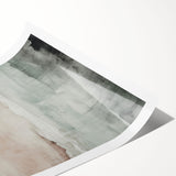 Abstract modern wall art print showcasing vibrant geometric shapes in bold colors, rolled and ready for framing, perfect for contemporary decor.