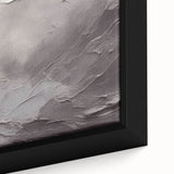 Close-up of a framed abstract modern wall art piece showcasing vibrant colors and geometric shapes, perfect for contemporary home decor, enhancing any living space.