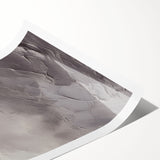 Abstract modern wall art print showcasing vibrant geometric shapes in bold colors, rolled and packaged in a protective cardboard tube for easy shipping and display.