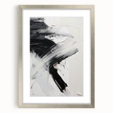 Abstract modern wall art collection featuring a silver-framed design with a mat, showcasing vibrant colors and geometric patterns, perfect for contemporary decor.