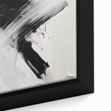 Framed abstract modern wall art collection featuring vibrant colors and geometric patterns, capturing a contemporary aesthetic ideal for home decor.