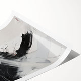 Abstract modern wall art print featuring vibrant colors and geometric patterns, rolled for easy shipping. Ideal for contemporary home decor or office spaces.