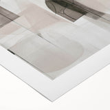 Abstract modern wall art design showcasing vibrant geometric patterns in bold colors, rolled canvas format for easy display, ideal for contemporary decor.