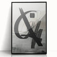 Framed acrylic wall art showcasing an abstract modern design with a sleek black frame, ideal for contemporary interior decor. The vibrant colors and geometric patterns create a striking focal point for any room.