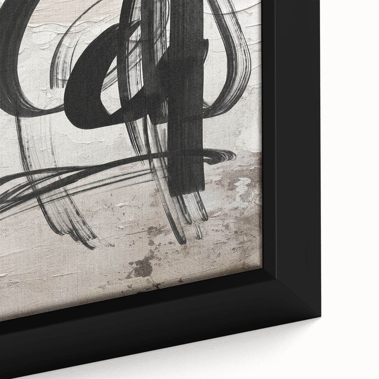 Close-up of a framed abstract modern design wall art piece showcasing vibrant colors and intricate patterns, perfect for contemporary home decor enhancement.