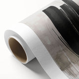 Abstract modern design wall art on rolled canvas showcasing vibrant colors and geometric patterns, perfect for contemporary home decor. The artwork is elegantly packaged in a sturdy cardboard tube for safe delivery, making it an ideal choice for art enthusiasts.