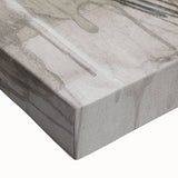 Abstract modern wall art collection showcasing a vibrant, colorful design on stretched canvas, featuring bold geometric shapes and intricate patterns, ideal for contemporary home decor.