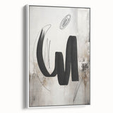 Framed abstract modern wall art collection showcasing vibrant colors and geometric shapes, displayed from a side view against a neutral background. Perfect for contemporary decor.