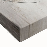 Close-up of an abstract modern design stretched canvas wall art, showcasing vibrant colors and intricate patterns, ideal for contemporary home decor.