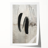 Abstract modern wall art print showcasing vibrant colors and geometric patterns, rolled and ready for framing, perfect for contemporary home decor.