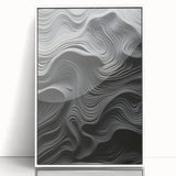 Framed modern abstract wall art featuring vibrant colors and geometric shapes, set against a white background, ideal for contemporary home decor.