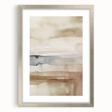 Framed abstract modern wall art collection showcasing a silver mat and sleek design, perfect for contemporary home decor.