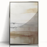 Framed abstract modern wall art collection showcasing vibrant colors and dynamic shapes in a sleek silver frame, perfect for contemporary decor.