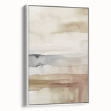 Framed abstract modern wall art collection showcasing vibrant geometric shapes in a sleek white frame, perfect for contemporary decor.