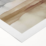 Abstract modern wall art on rolled canvas showcasing vibrant geometric shapes in blue, orange, and yellow, perfect for contemporary decor.