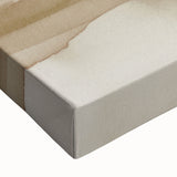 Close-up of a vibrant abstract modern wall art canvas, showcasing dynamic shapes and bold colors, perfect for contemporary home decor.