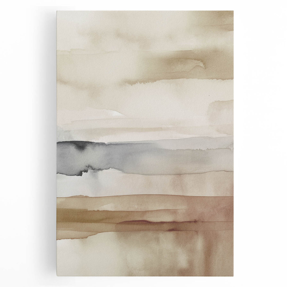 Abstract modern wall art collection displayed on stretched canvas, showcasing vibrant colors and geometric patterns, perfect for contemporary decor.