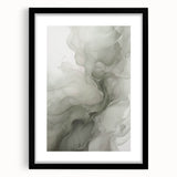 Abstract modern wall art collection featuring a sleek black frame and white mat, showcasing geometric shapes in vibrant colors, perfect for contemporary home decor.