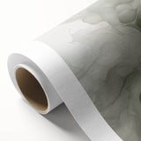 Abstract modern design wall art collection featuring vibrant colors and geometric shapes on rolled canvas, ideal for contemporary home decor. The artwork showcases a blend of blues, oranges, and yellows, perfect for adding a pop of color to any space.