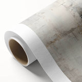 Abstract modern wall art featuring vibrant colors and geometric shapes, displayed as a rolled canvas. Ideal for contemporary home decor, adding a stylish touch.