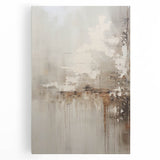 Abstract modern wall art design in vibrant colors, featuring geometric shapes and fluid lines on stretched canvas, ideal for contemporary home decor.