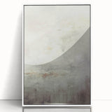 Framed acrylic wall art featuring an abstract modern design, showcasing vibrant colors and geometric shapes, ideal for contemporary home decor.