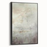 Framed canvas wall art showcasing an abstract modern design with a black frame, perfect for contemporary decor. The artwork features vibrant colors and geometric shapes, ideal for adding a stylish touch to living spaces or galleries.