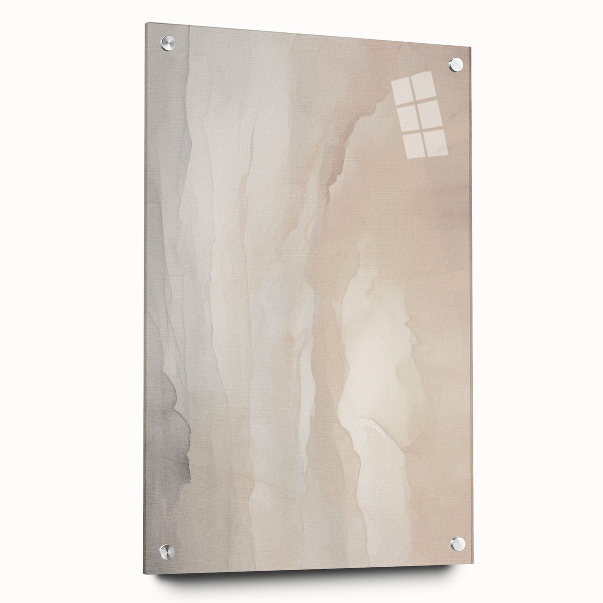 Abstract modern wall art collection displayed in a side view, featuring vibrant colors and unique geometric patterns, secured with stylish pins against a white backdrop. Perfect for contemporary home decor enthusiasts looking to enhance their interior design.